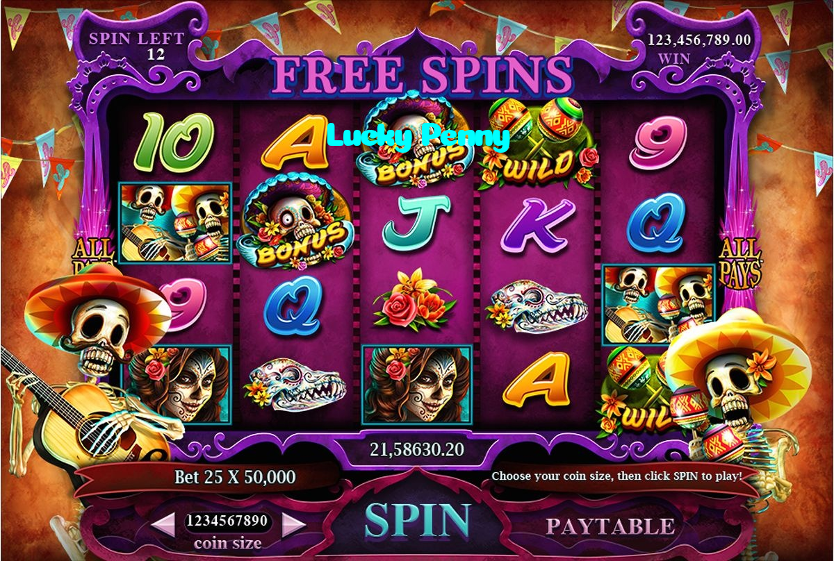 Lucky Penny casino presented on mobile device in Pakistan with slots and live games